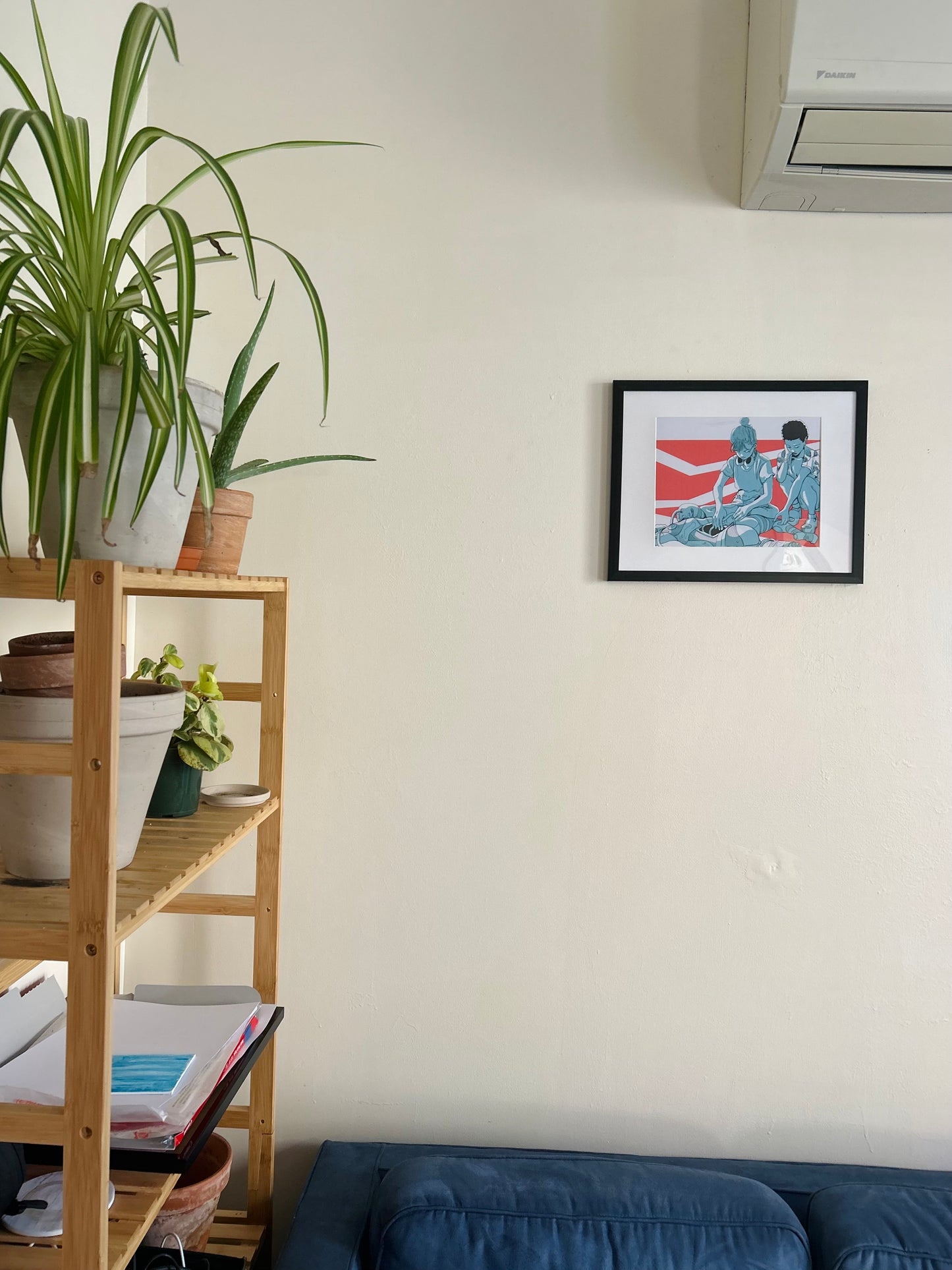 "Repair" Framed Illustration Print