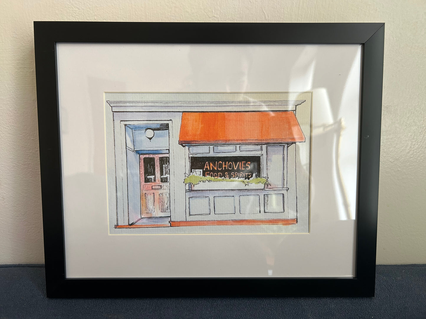 Anchovies Bar Print - 8x10 Framed Print