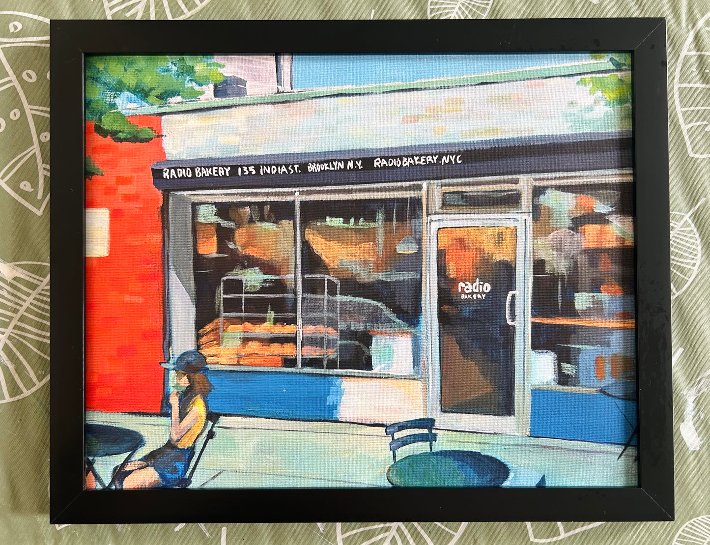 Radio Bakery Print - 8x10 Framed Print