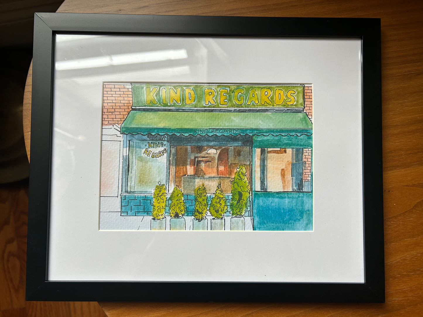 Kind Regards print - 8x10 Framed