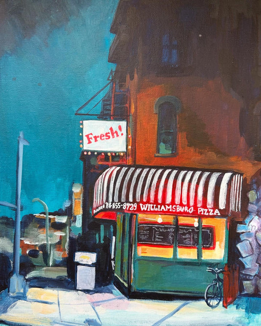 Williamsburg Pizza in Wintertime