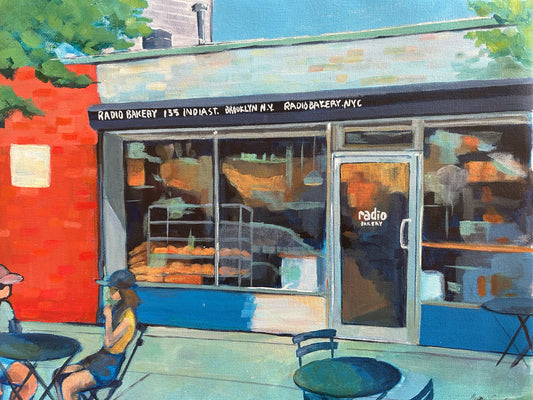 Radio Bakery Print - 8x10 Framed Print