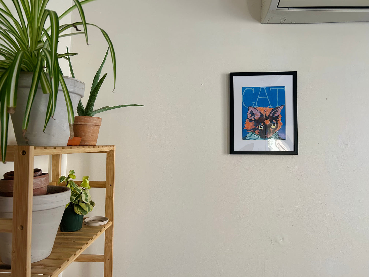 CAT Illustration Framed Print