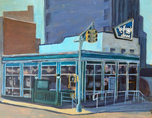 Kelloggs Diner Print - Framed 11x14